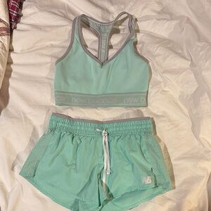 New Balance Light Green Activewear Set